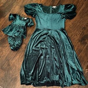 Ivy City Co Velvet dresses for mommy and me